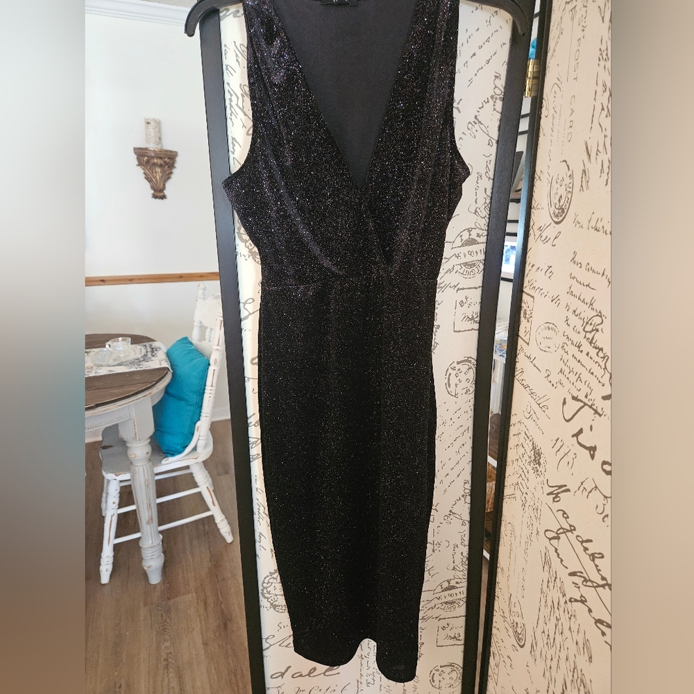 Elegant Black Sleeveless Dress